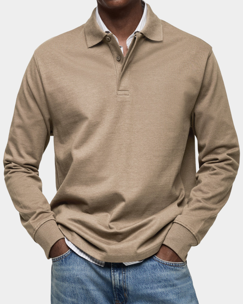 Hampton Long Sleeve Polo Jumper