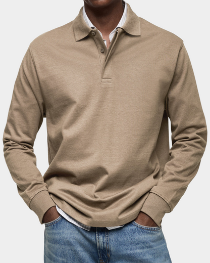 Hampton Long Sleeve Polo Jumper