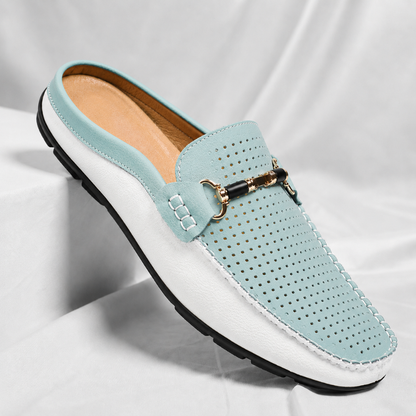 Cesare Leather Mules
