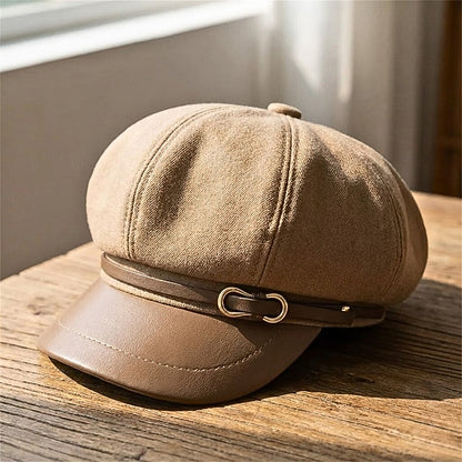 Ariel Leather-Strap Hat