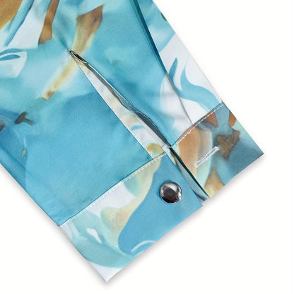 Lila Casual Button-Up Shirt