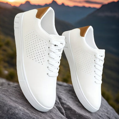 Stanford Perforated Leather Trainers