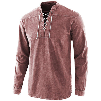 Ethan Medieval Lace-Up Tunic