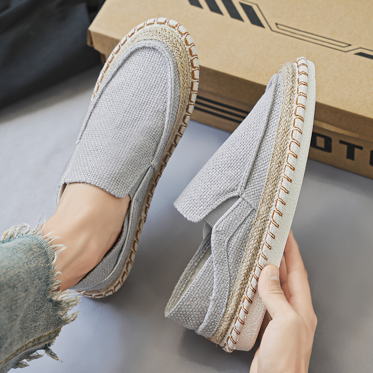 Tristan Canvas Espadrille Loafers