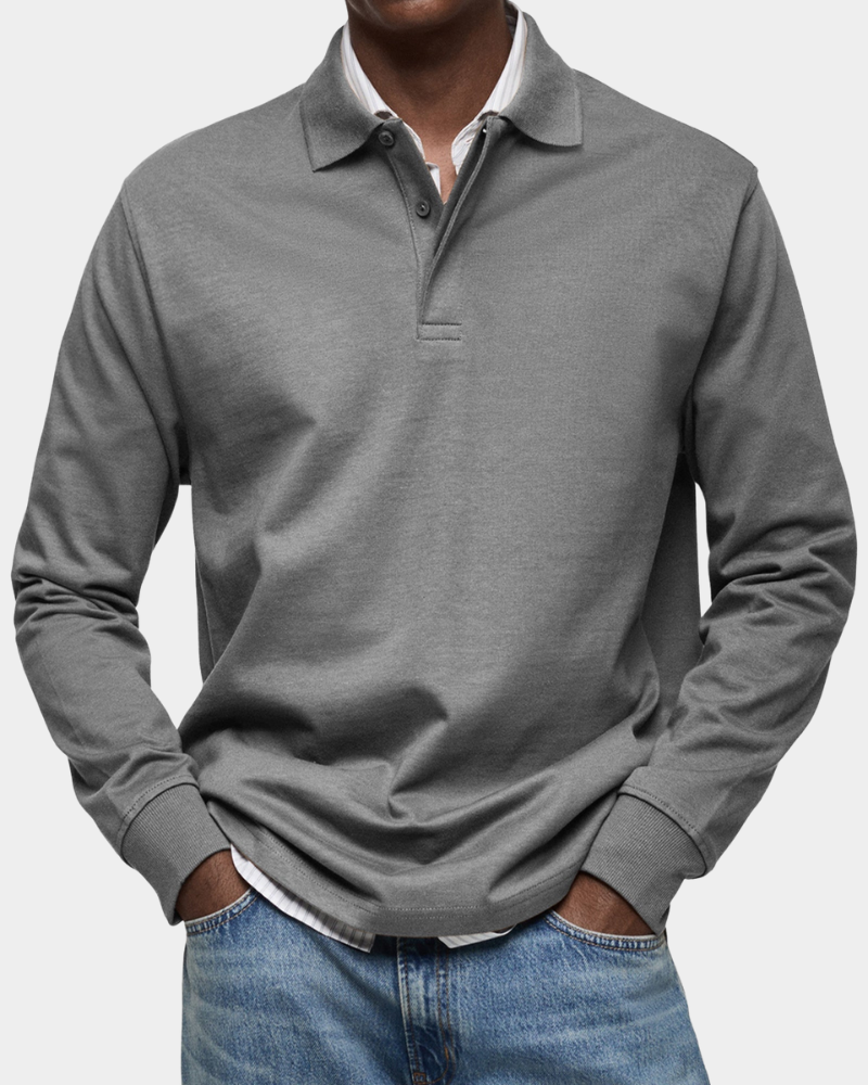 Hampton Long Sleeve Polo Jumper