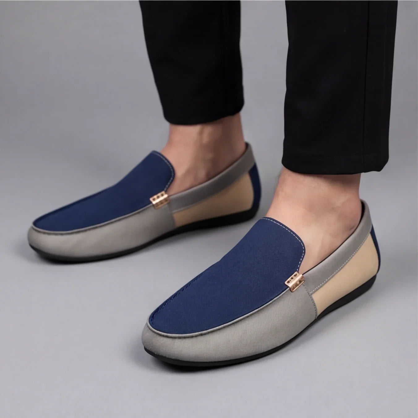Luciano Canvas Slip-On Loafers
