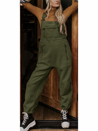 Lark Fleece Utility Overalls