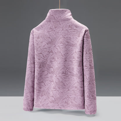 Ember Fleece Mock-Neck Jacket