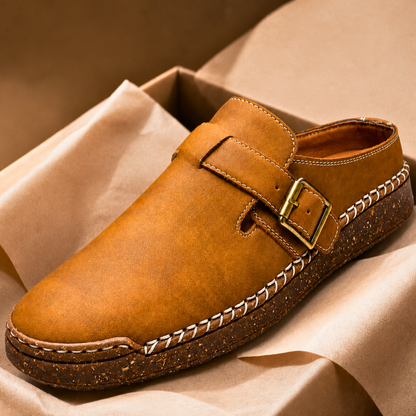 Rhodes Leather Mule Sandals