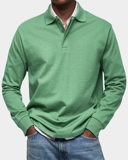 Hampton Long Sleeve Polo Jumper
