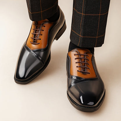 Beckett Two-Tone Leather Oxford