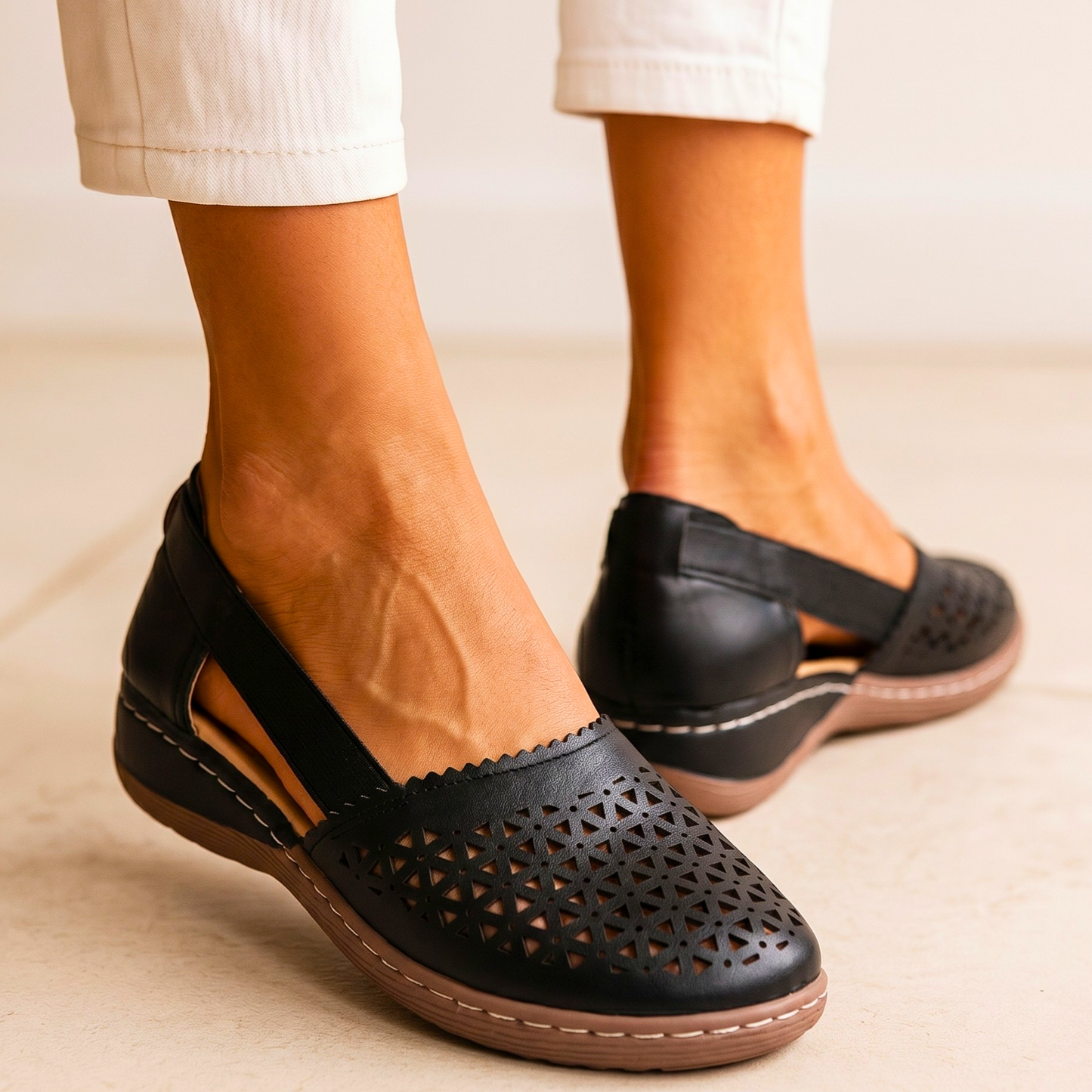 Isla Cutout Slip Ons