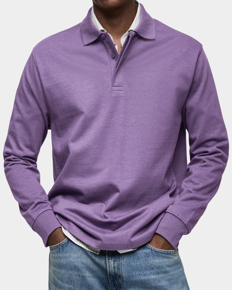 Hampton Long Sleeve Polo Jumper