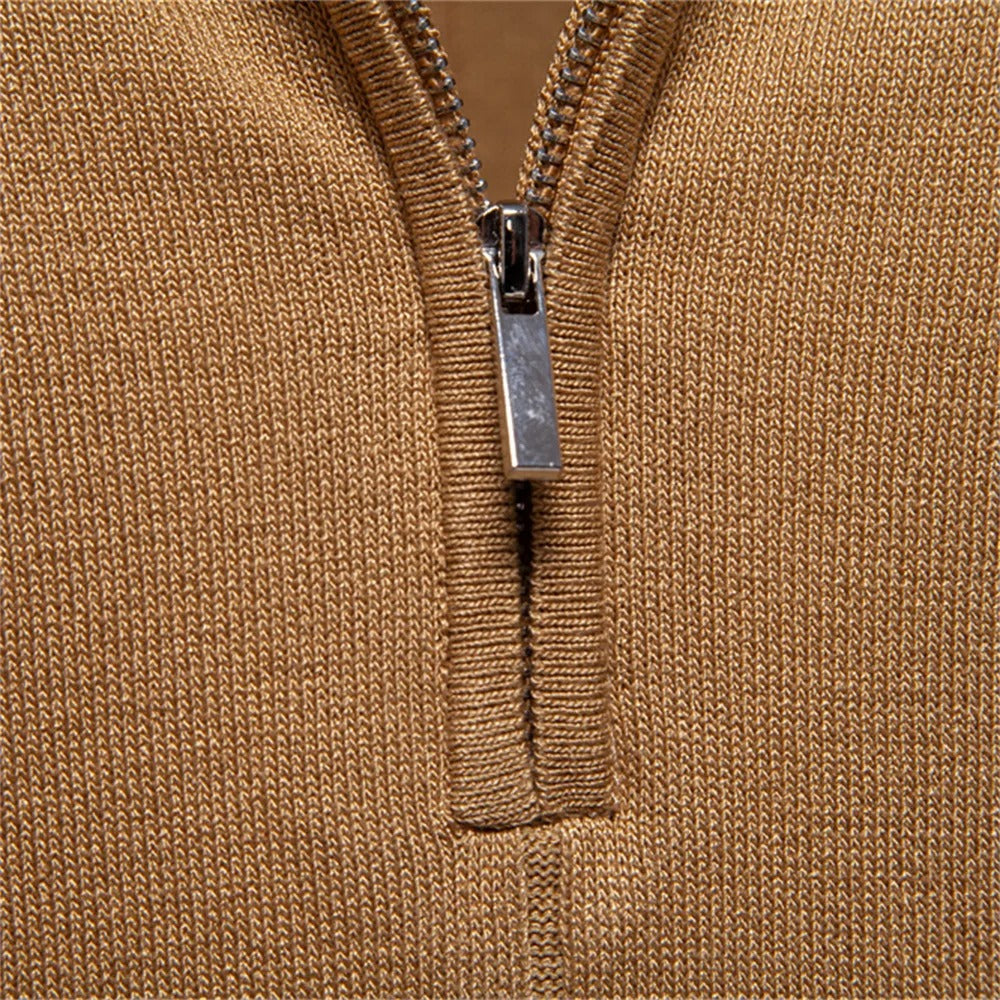 Dante Knit Zip Polo