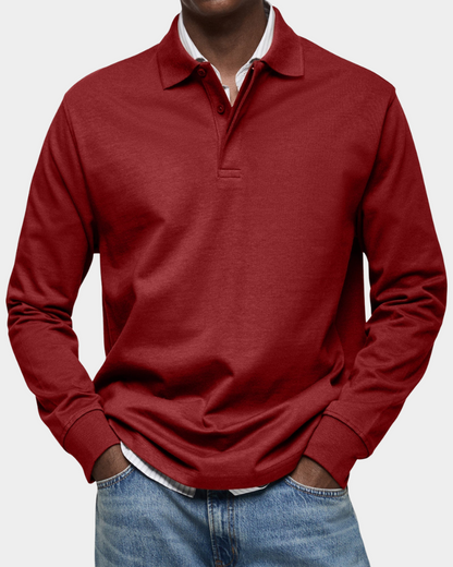 Hampton Long Sleeve Polo Jumper