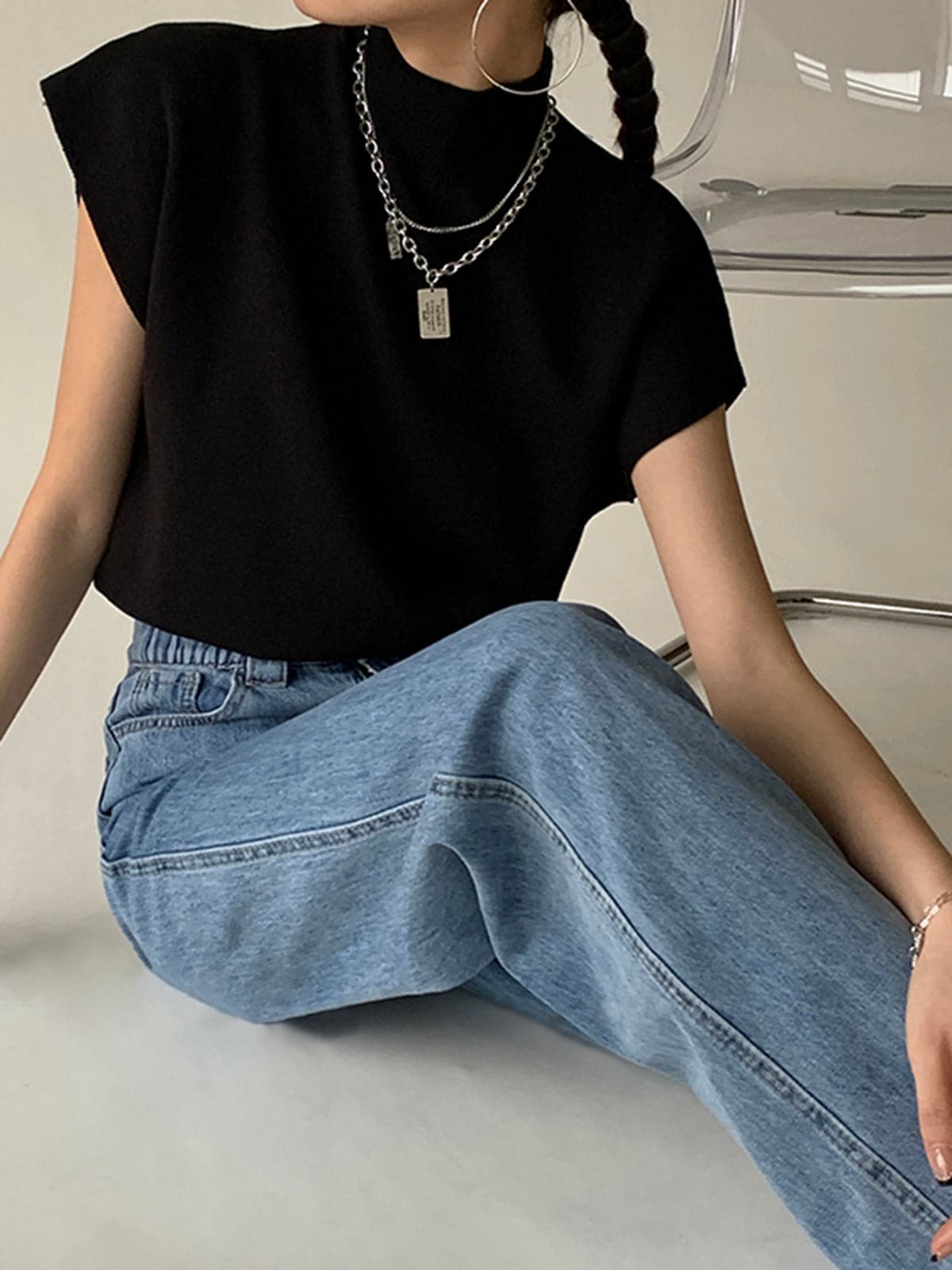 Livia Tricot Knit Vest