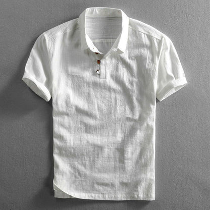 Florent Linen Polo
