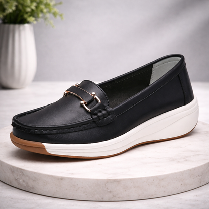 Amelie  Platform Leather Loafer
