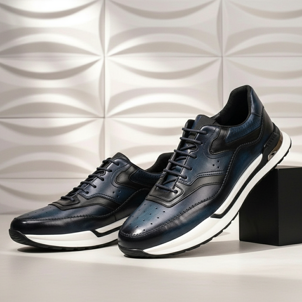 Harlow Burnished Luxury Trainer