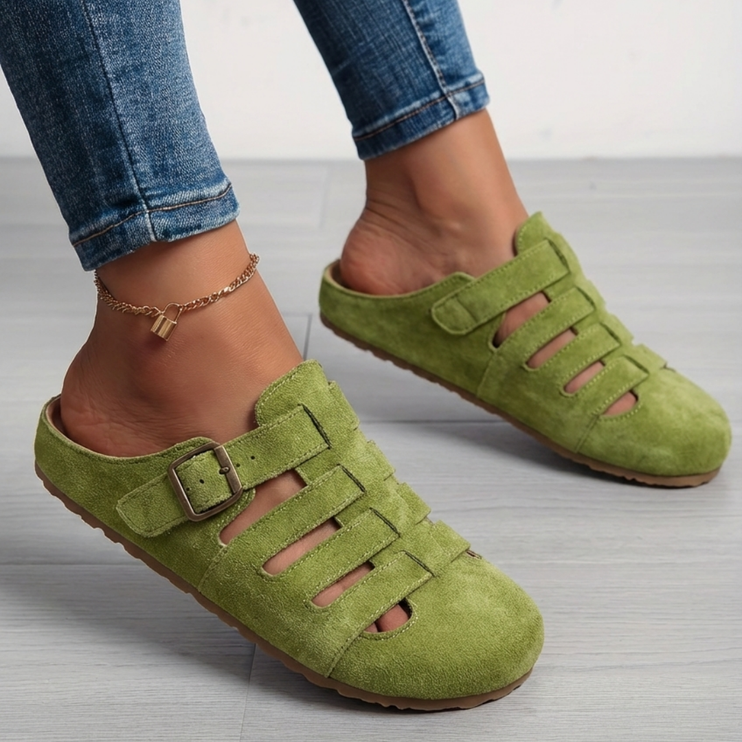 Sienna Closed Toe Mule Sandals