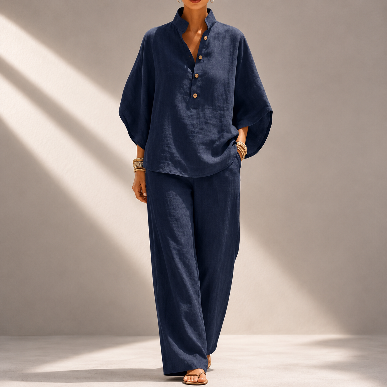 Odette Cotton Linen Set