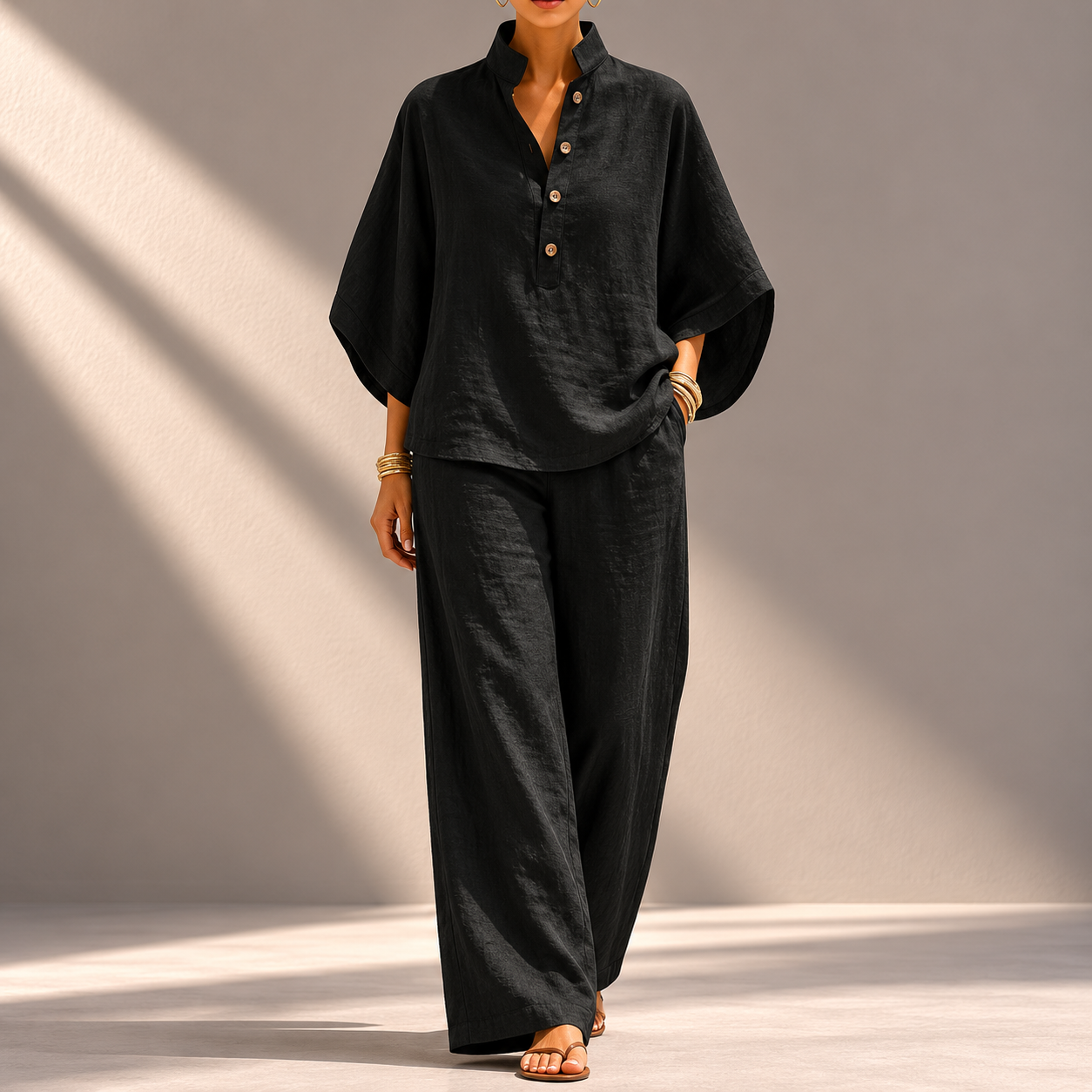 Odette Cotton Linen Set