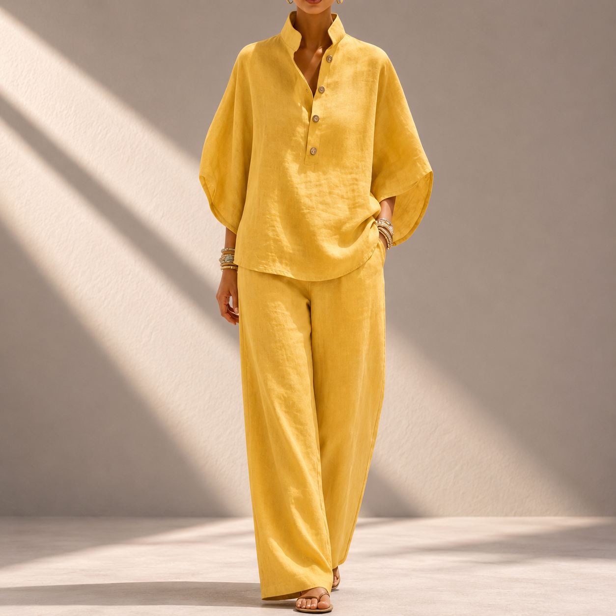 Odette Cotton Linen Set
