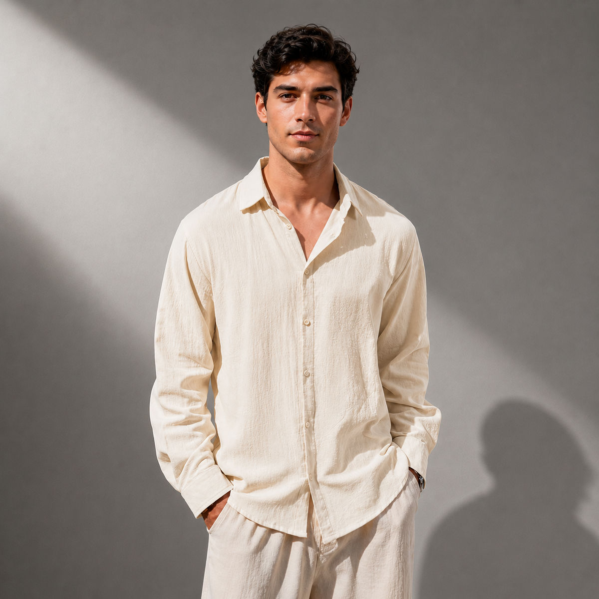 Reid Cotton Linen Shirt