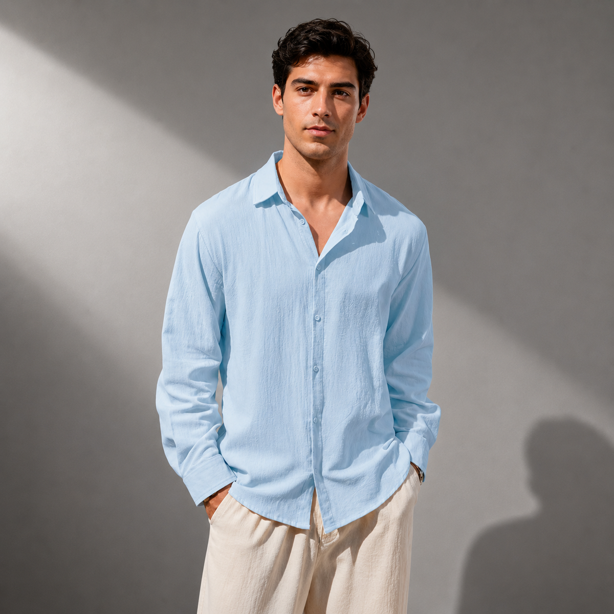 Reid Cotton Linen Shirt