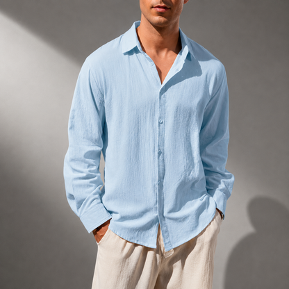 Reid Cotton Linen Shirt
