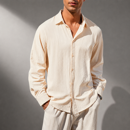 Reid Cotton Linen Shirt