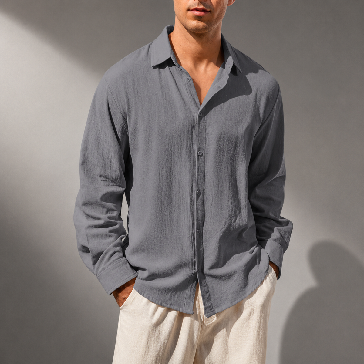 Reid Cotton Linen Shirt