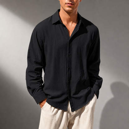 Reid Cotton Linen Shirt