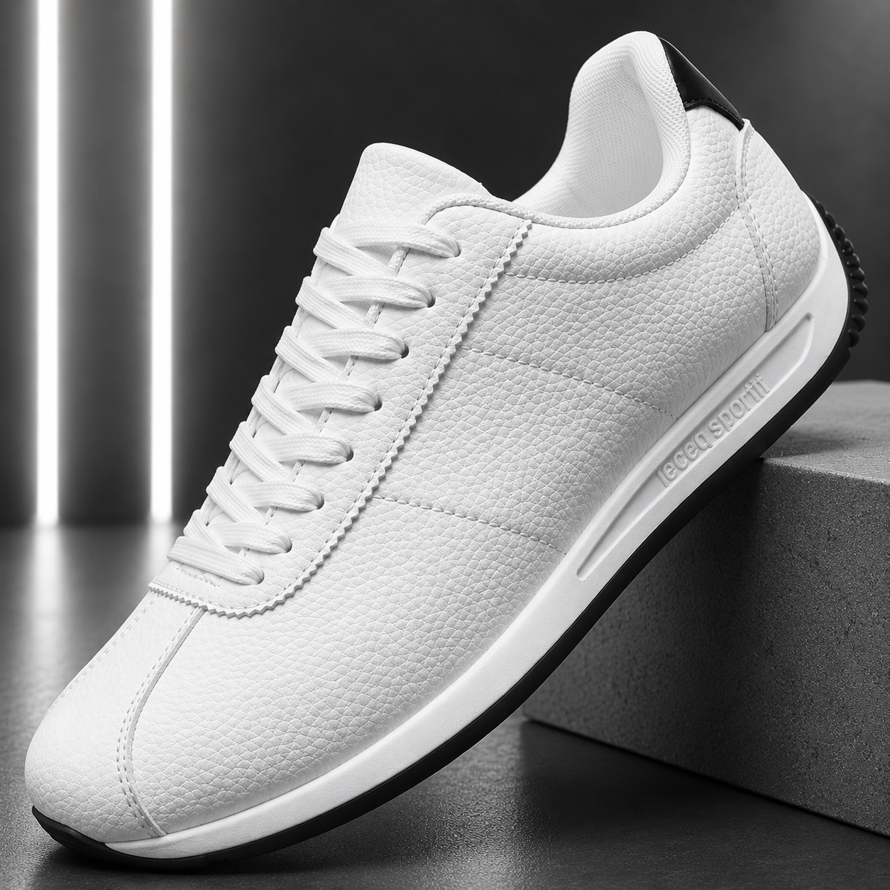 Verso Leather Court Trainer