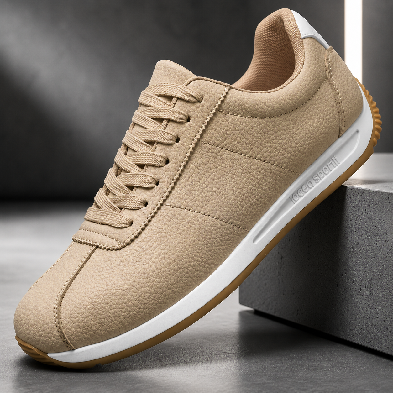 Verso Leather Court Trainer