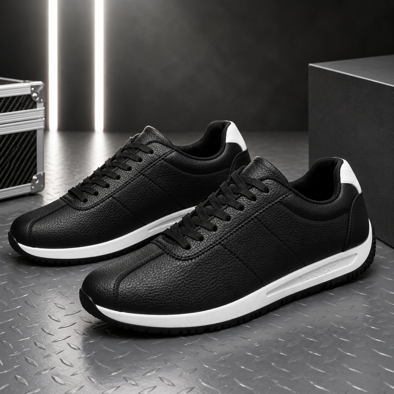 Verso Leather Court Trainer