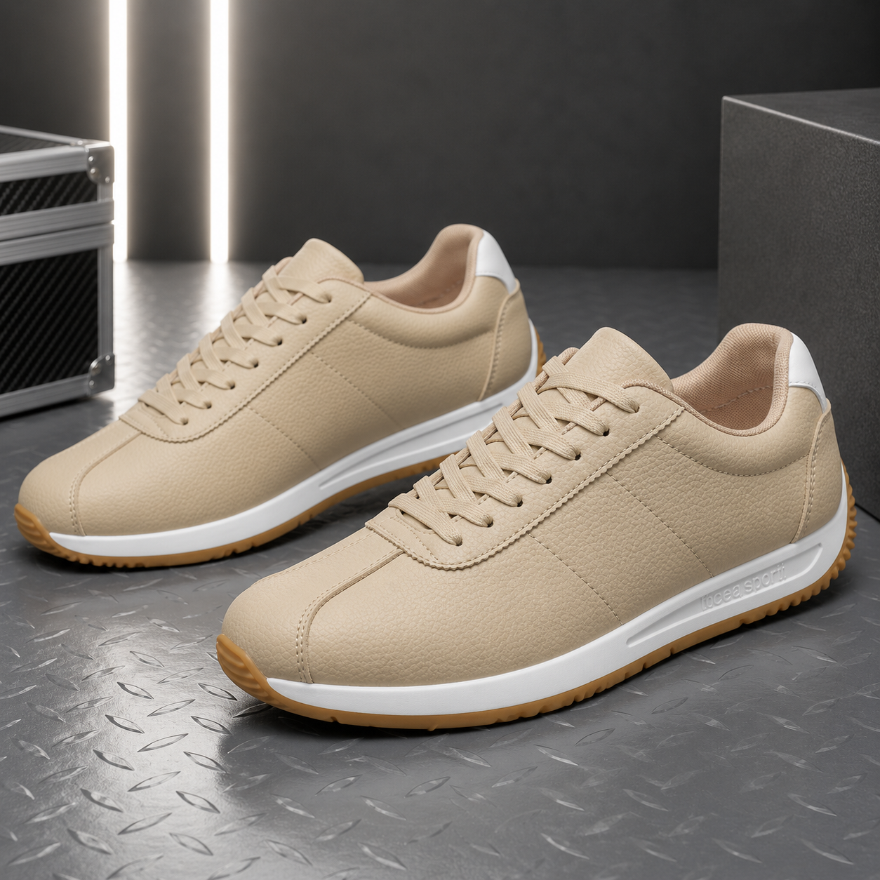 Verso Leather Court Trainer
