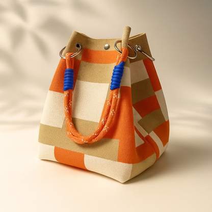 Marisol Woven Bucket Bag