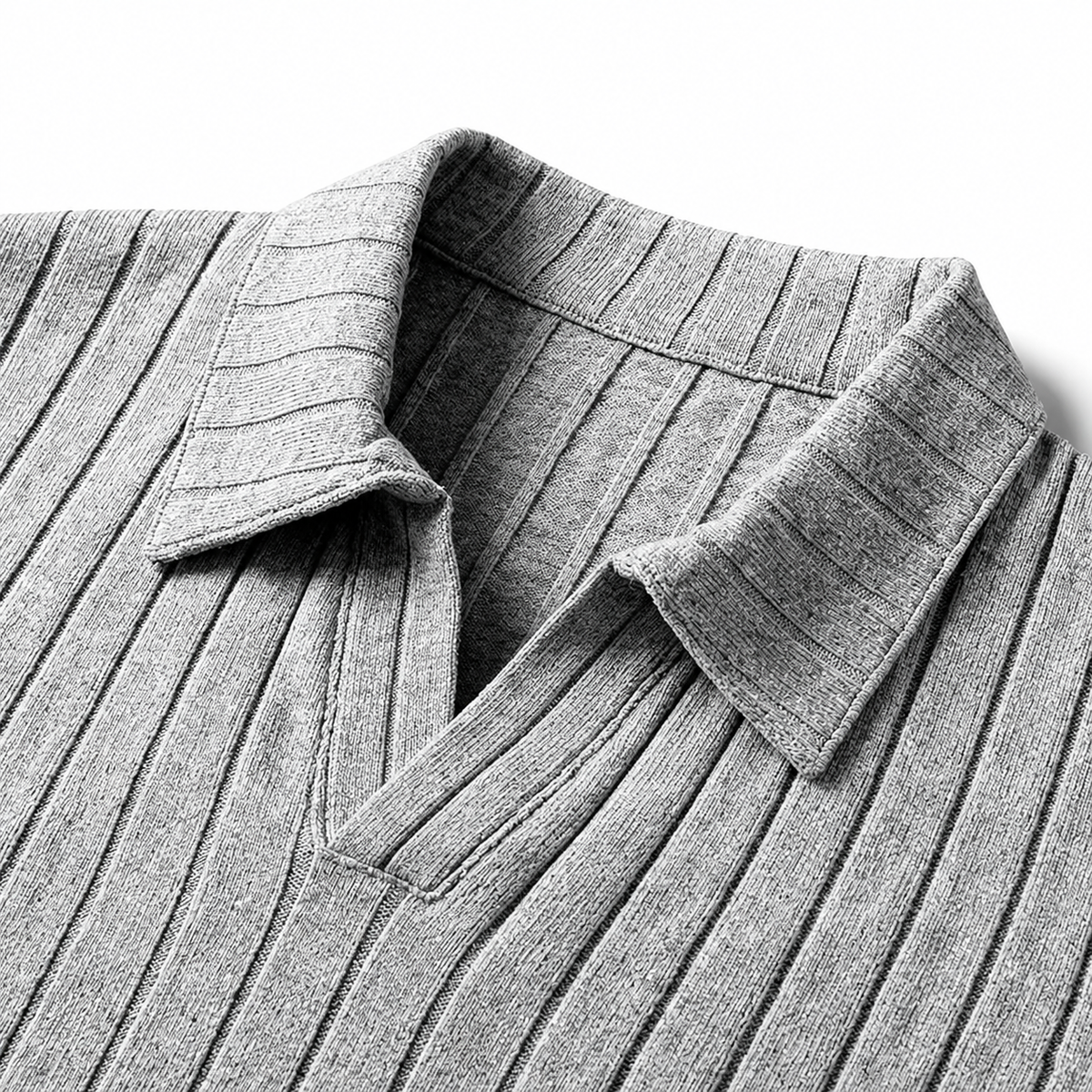 Marlon Ribbed Knit Polo