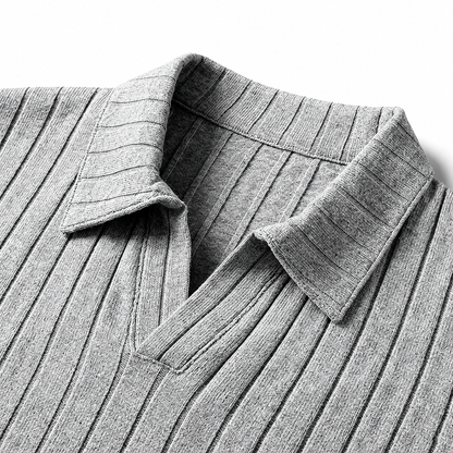 Marlon Ribbed Knit Polo