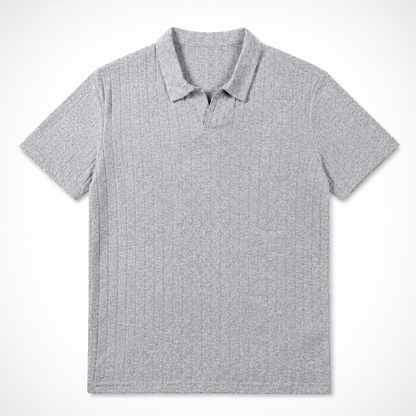 Marlon Ribbed Knit Polo