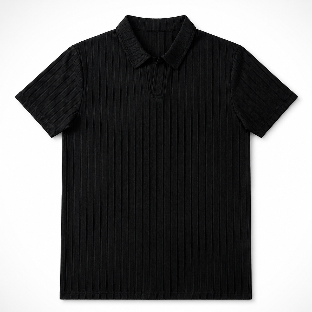 Marlon Ribbed Knit Polo