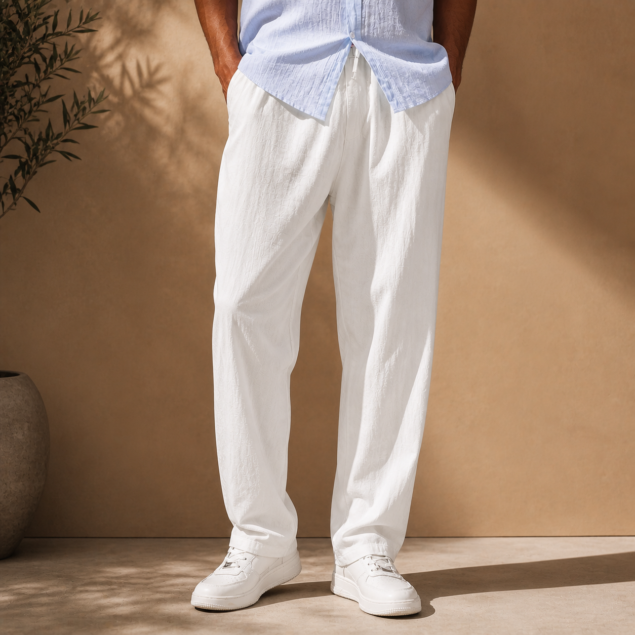 Jasper Cotton Linen Trousers