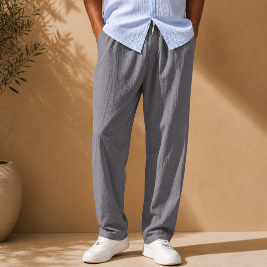 Jasper Cotton Linen Trousers
