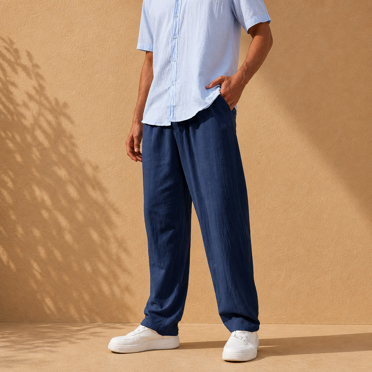 Jasper Cotton Linen Trousers