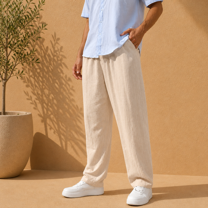 Jasper Cotton Linen Trousers