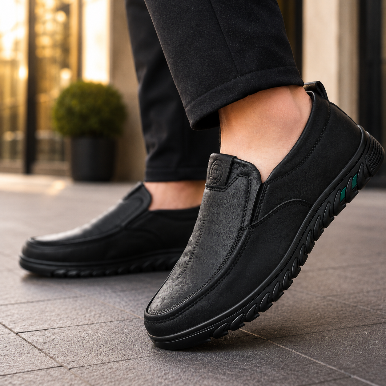 Theo Textured Comfort Slip-On