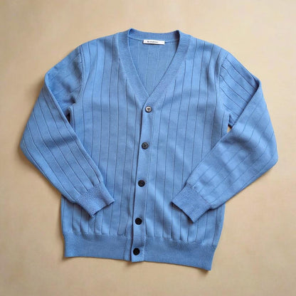 Adrian Ribbed Italian Cardigan