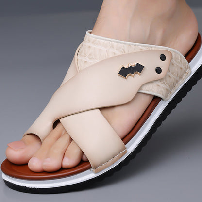 Milo Leather Slides