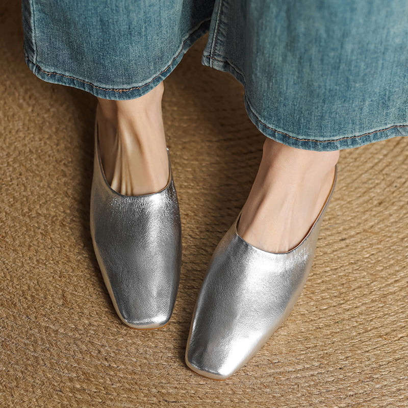 Sienna Leather Mules
